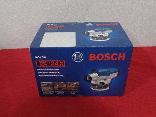 Bosch GOL24 300-Foot 24x Power Lens Automatic Optical Level - NEW!