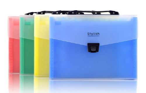 Shuter 13 Pockets A4 Expanding Accordion File Folder with HandleBuckle Closur...