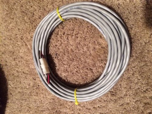 35&#039; strobe cable w/ amp connectors - sho-me whelen *free shipping* for sale