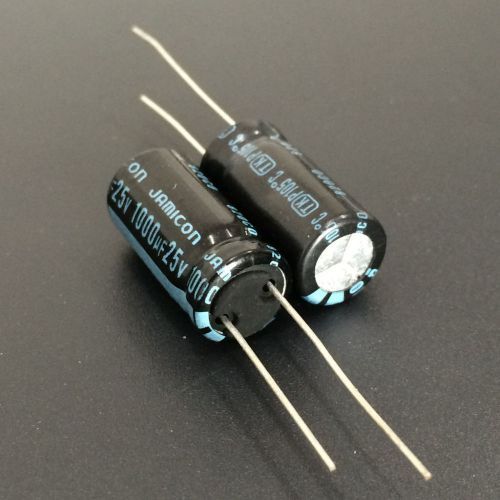 80pcs 25v 1000uf 25v jamicon tk 10x20mm high reliability capacitor for sale