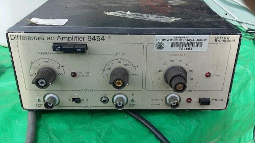 Ortec Brookdeal Differential AC Amplifier 9454