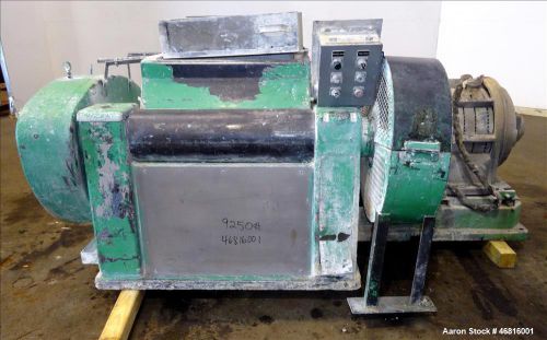 Used- Baker Perkins Low Boy Double Arm Mixer, Approximately 50 Gallon, Carbon St