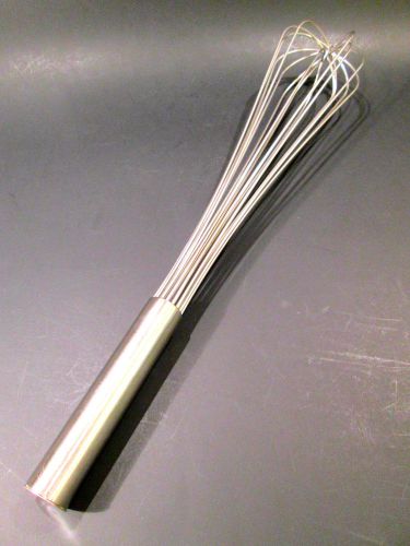 Large Professional STAINLESS STEEL 18&#034; Restaurant WIRE WHISK Bloomfield JAPAN
