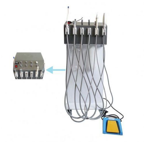 110V/220V Dental Delivery Units-Control Mobile Cart + Self-contained Compressor