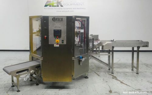 Used- AB Tech Preformed Pouch Packager with Liquid Filler Model &#034;Single Lane Gri