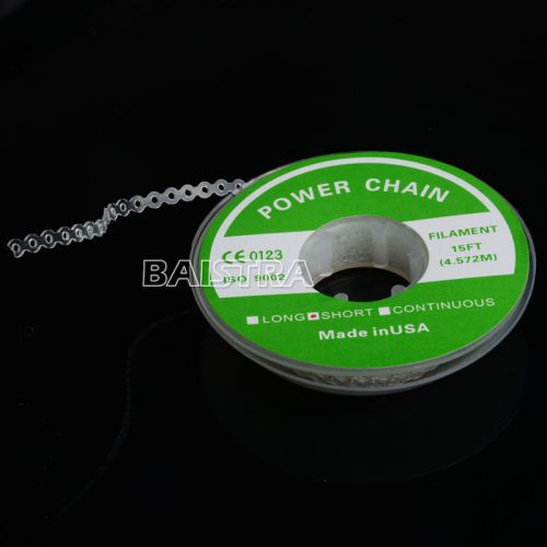 1x Dental Orthodontic Elastolink Chain Clear Color Short Type Low Price