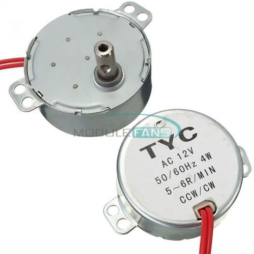 Pro TYC 50 12V 4W 50/60Hz Synchronous Motor 5/6RPM CW CCW Microwave Turntable MF