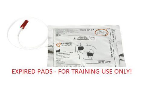 Cardiac Science EXPIRED G3 Adult AED Pads (Electrodes) 9131-001 - TRAINING ONLY
