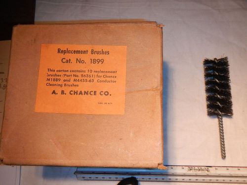 A B Chance Steel Brushes 10/LOT for M1889 / M4455-63 Cleaning Brushes P/N 56361