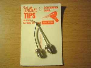 Weller 6140 Soldering Gun Smoothing Tip &amp; Fastening Nuts for D550 8250A Guns NOS