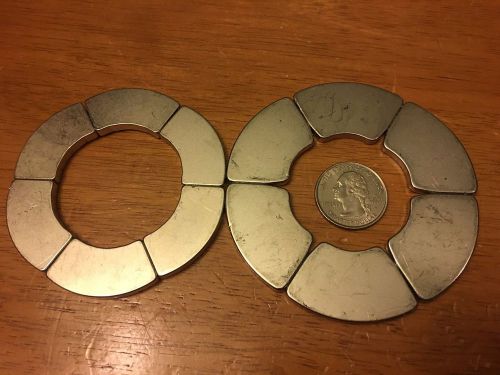 LOT OF 12 Large Neodymium Rare Earth Hard Drive Magnets VERY STRONG