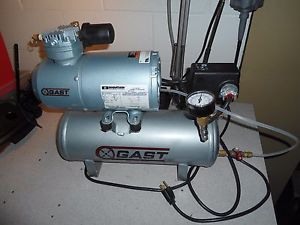 Gast pump air compressor with marathon electric m200gx a/c motor for sale