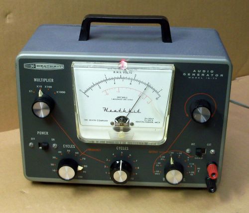 Vintage Heathkit IG-72 Audio Generator Very Nice