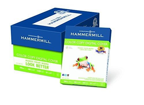 Hammermill Paper, Color Copy Digital Cover, 100lb, 8.5 x 11, Letter,  100