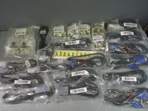 1 PCS MISC  LOT #3 FACEPLATES, MISC CABLES, CONNECTORS WHOLESALE LOTS