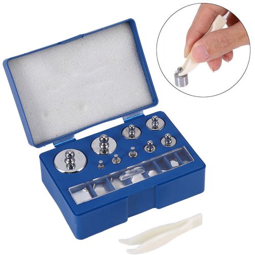 17pcs 211.1g 10mg-100g grams precision calibration weight set test jewelry scale for sale