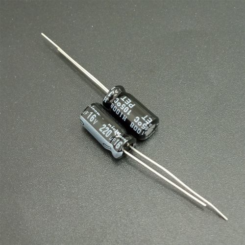 10pcs 220uf 16v220uf 6.3x12.5mm nichicon vz wide temperature range capacitor for sale