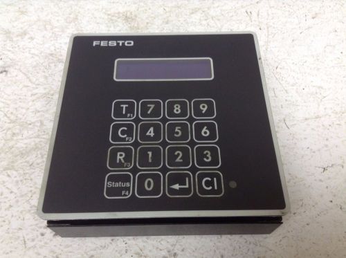 Festo Keypad RS232 24 VDC MA20 Control Pad Panel HMI