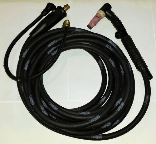 Miller - weldcraft flexible tig torch pkg - 25 ft cable + 50mm dinse adapter for sale
