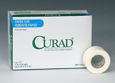 2&#034; x 360&#034; Curad Latex-Free Breathable Paper Tape (6 Rolls)