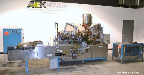 Used- norden dual head high speed tube filler, model nm 2000  high frequency sea for sale