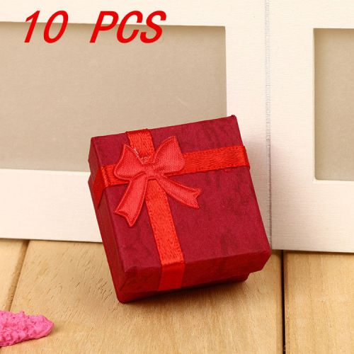 10X Luxury Small Jewellery Display Ring Pendant Earring Gift Boxes 4*4*2.6CM