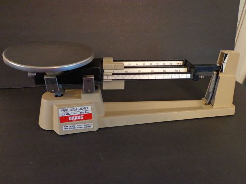 Vintage OHAUS Triple Beam Balance Scale 2610g  - 5 lbs. 2 0z. 700-800 series