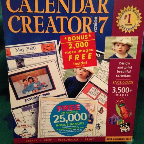 PC Lifestyles: Calendar Creator version 7 by Broderbund (1999)