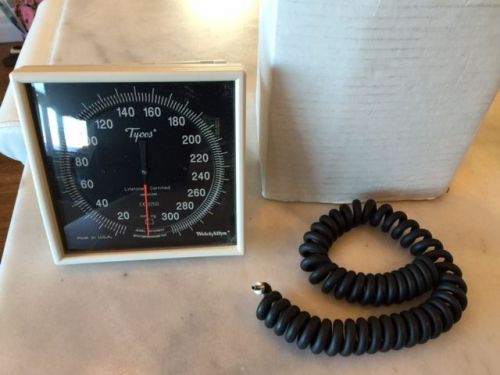 Welch Allyn 767 Wall Mount Sphygmomanometer With 8 Ft Tubing New 7670-02