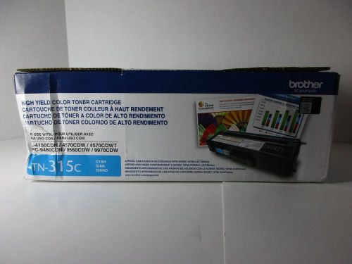 Brother Fax Toner Cartridge TN-315C Cyan New Genuine Open Box / Sealed Bag