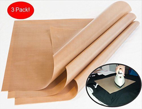1000-use 3-pack teflon ptfe sheet for heat press transfers, 16 x 20? heat craft for sale