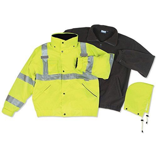 Erb 61557 s372 class 3 bomber jacket lime x-large for sale