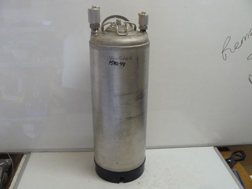 NSF 297490 PS 316 STAINLESS STEEL PRESSURE VESSEL 5 GALLON 180 PSI MAX