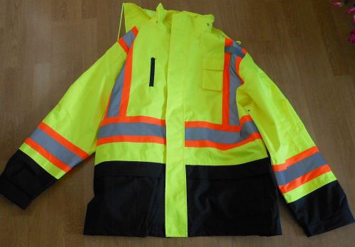 Safety outer wear jacket/rain wear size xl4 style 6205 for sale