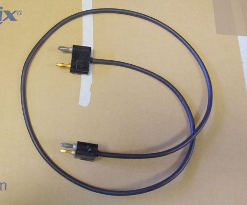 General radio 2ft dual banana gold plated test lead cables for sale