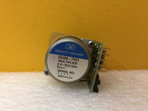 HP / Agilent 5086-7151, 2 to 18 GHz, SMA (F) YIG Multiplier Assembly