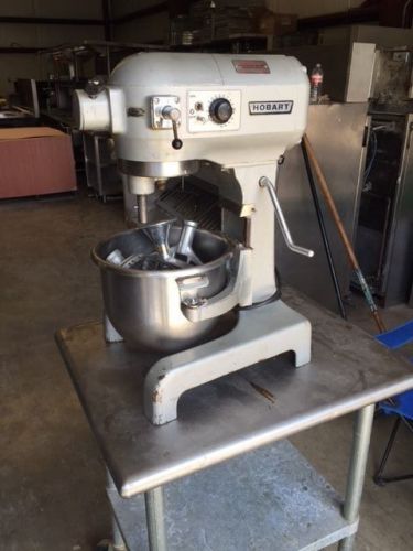 Hobart A-120T Mixer. Attachments included