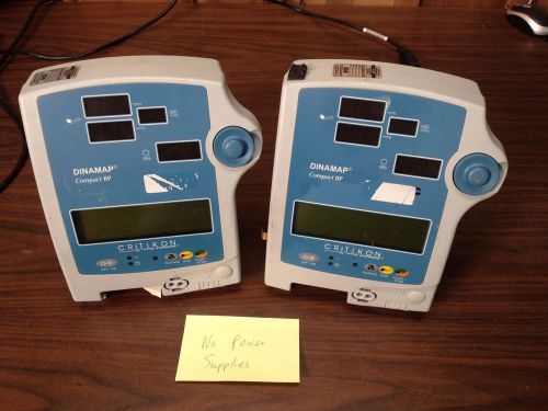 Critikon Dinamap Compact BP Vital Signs Blood Pressure NIBP Monitor Ref 117208
