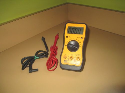EXCELLENT IDEAL 61-312 DIGITAL RESI-PRO MULTIMETER AUTO RANGING TESTER + CABLES