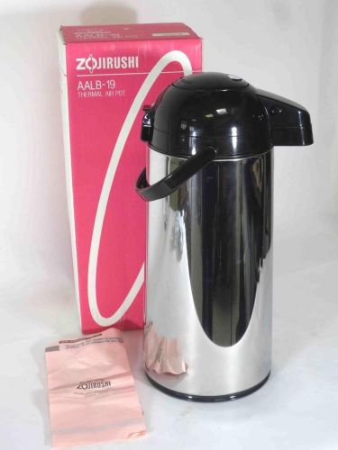 Zojirushi AALB-19 1.85L Stainless Steel Thermal Air Pot NEVER USED in Box