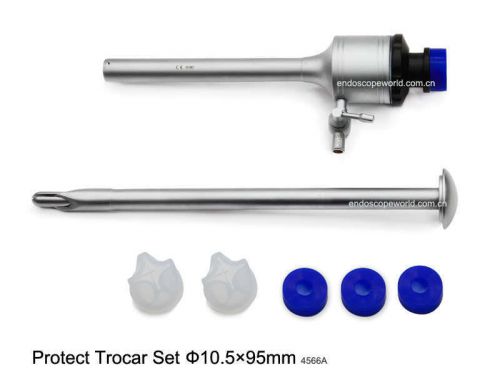 New Shielded Blade Trocar &amp; Cannula Ф10.5X95mm