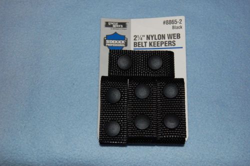 Uncle Mike&#039;s 2 1/4&#034; Nylon Web Belt Keepers #8865-2