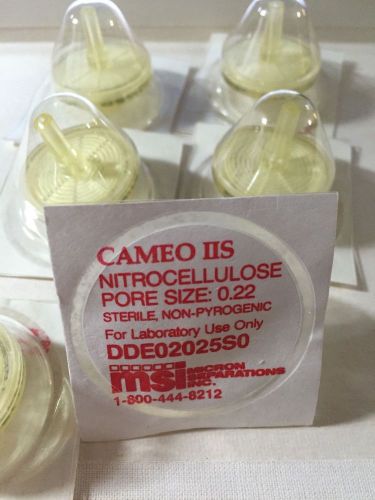 Lot of 29 Cameo IIS Sterile Nitrocellulose Filters 0.22 Micron