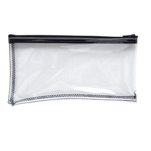 MMF Industries Vinyl Zipper Wallet, 11 x 6 Inches, Clear 234041720