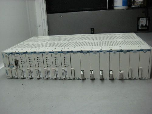 Adtran mx2820 19&#034; chassis 1186001l1 w/ scu &amp; (6) m13 mux cards (m3c3rg0aaa) for sale