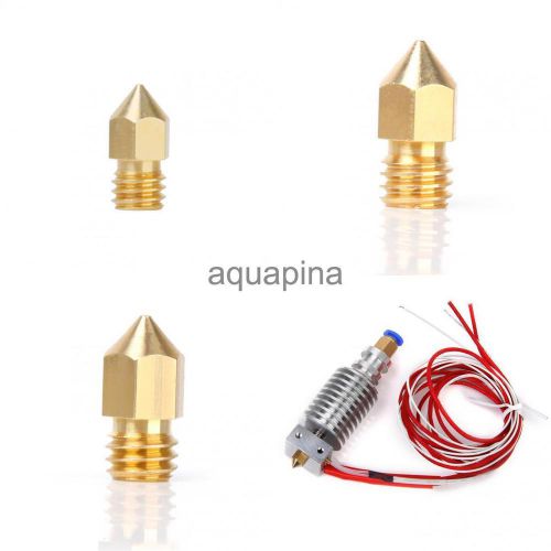 0.2 0.3 0.5mm extruder nozzle print head+j-head for mk8 makerbot 3d printer for sale