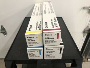 CANON IPR T01 CMYK COLOR TONERS SET (ImagePress C60/C700/C800/C750) NEW