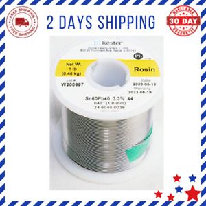 Rosin Cored Wire Solder Roll 44 Activated 0.040&#034; Diameter Fast-Spreading Action