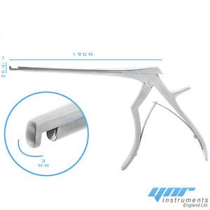 YNR Tischler Biopsy Forceps Shaft 19cm 1.7mm Bite Gynecology Surgical Instrument