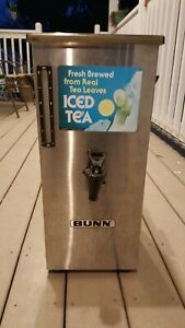 Bunn Ice Tea beverage drink Dispenser commercial 3 Gallon TD4 tall stainless